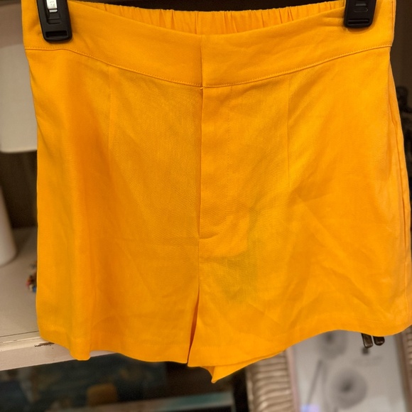 Gianni Bini Xs Kelia muscle shoulder tee shirt apricot Lila linen shorts 2 nwt - Picture 5 of 7